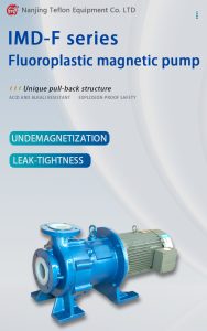 Imd-f Fluorine obložena magnetna črpalka